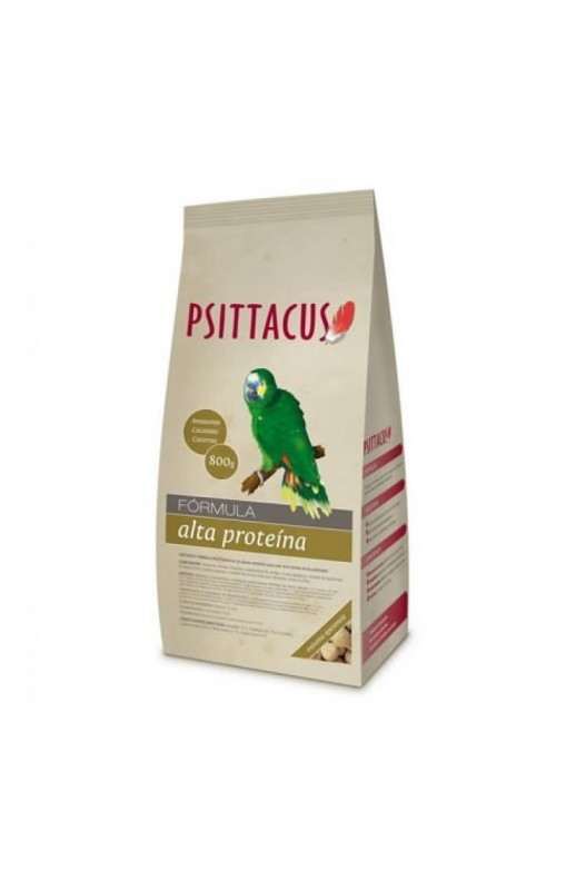 Psittacus Pienso Alta Proteina 800 Gr.