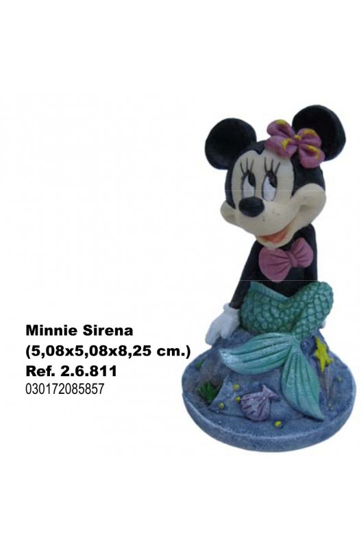 Minnie Sirena 5,08x5,08x8,25 Cm.