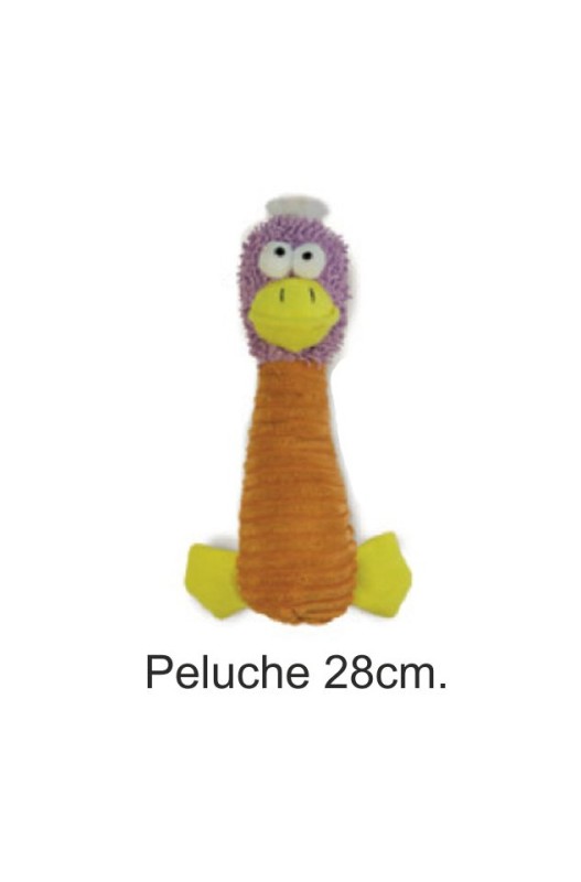 Pato Peluche Naranja 27cm.