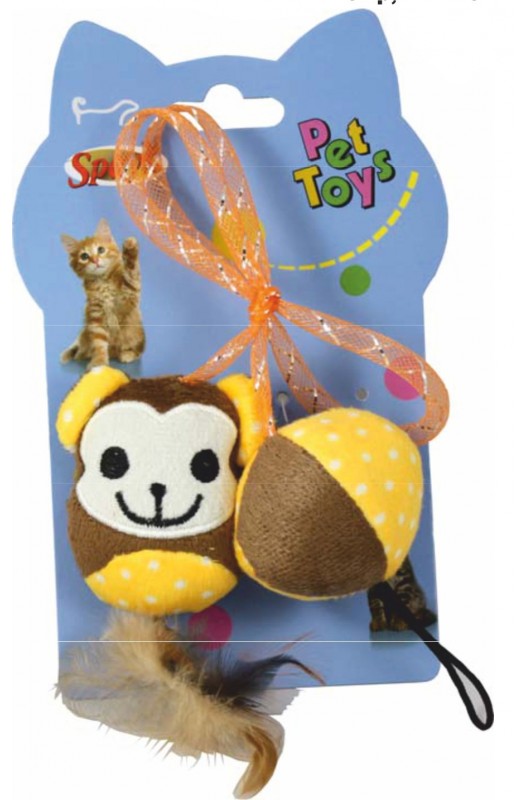 Monkey Toy Con Cat Nip