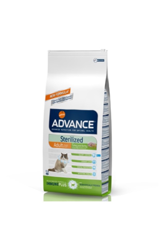 Advance Cat Sterilized Turkey 3 Kg. Pvp 19.99ã‡