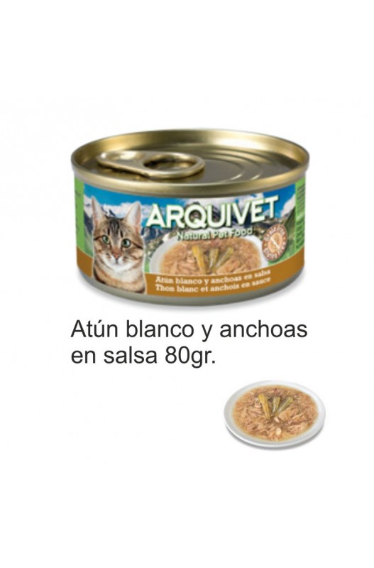 Lata Atãºn Blanco Y Anchoas En Salsa.80gr.