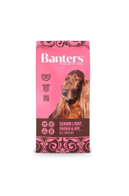 BANTERS DOG SENIOR&LIGHT 15 KG. Banters
