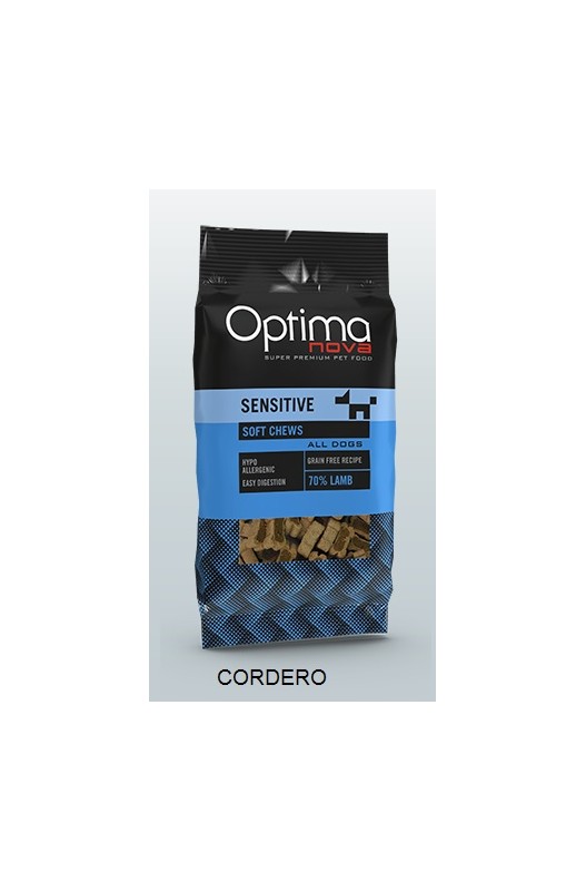 Snack Sensitive Cordero 150gr.optima Nova