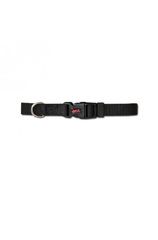Collar Nylon Basico Negro 40-55x2cm